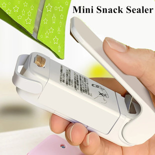 Portable Bag Heat Sealer Plastic Package Storage Bag Clip Mi