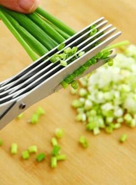 Muti-Layers Kitchen Scissors Stainless Steel Vegetable Cutt