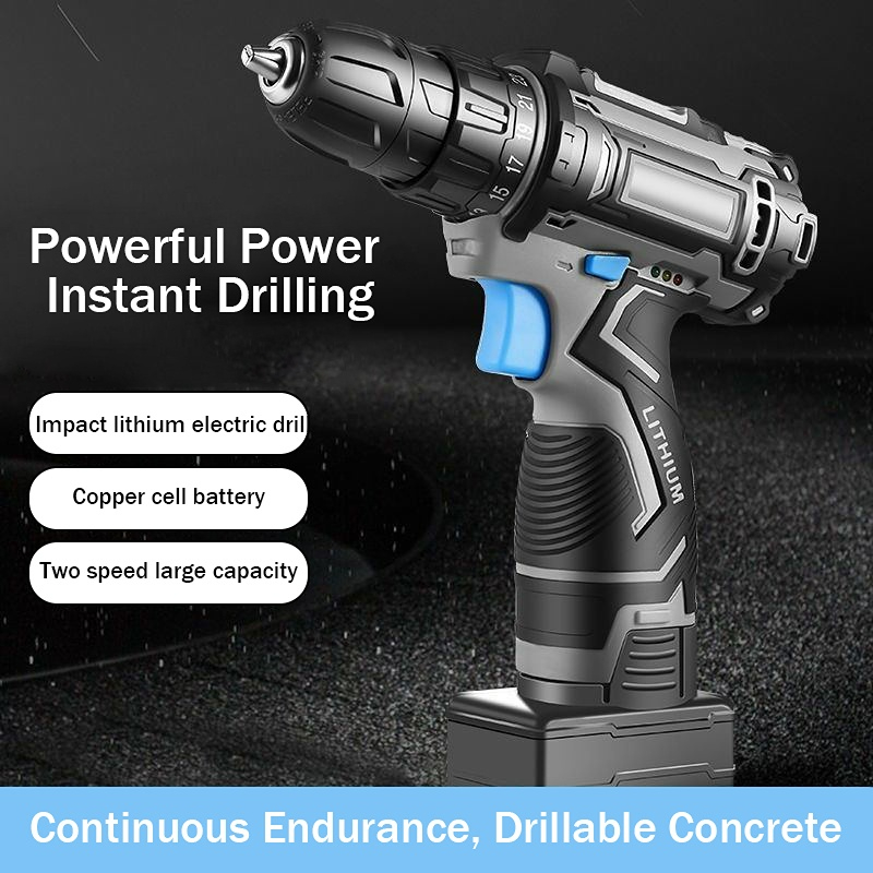 Impact Drill Mini Lithium Battery Charging Hand Drill Tools
