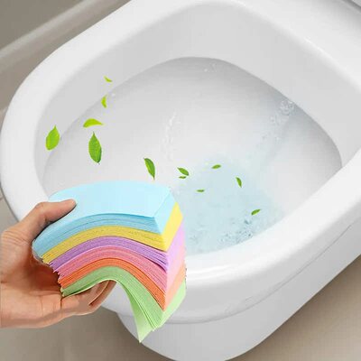Toilet Cleaner Sheet Mopping The Floor Toilet Cleaning House