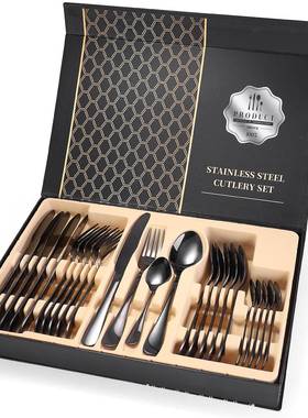 Stainless Steel Flatware Silverware Set Cutlery Set 刀叉套组