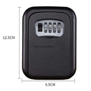 Key Lock Box Wall Combination Aluminum Mounted Digit