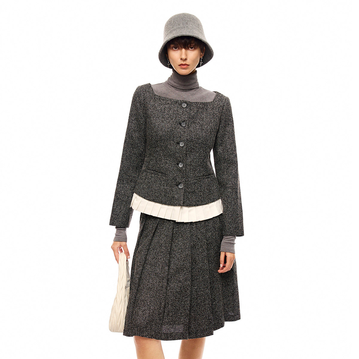 LOLO MIRIAM | 26春 套装轻奢风外套半身裙小香风新年衣313W8A013,女装/女士精品,时尚套装,淘宝优惠券,粉丝福利购,淘宝优惠卷