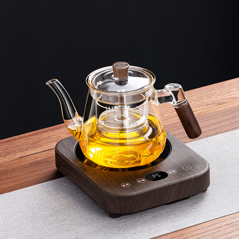 加厚耐热办公家用电陶炉玻璃茶壶煮茶壶提梁烧水蒸煮功夫茶器茶具