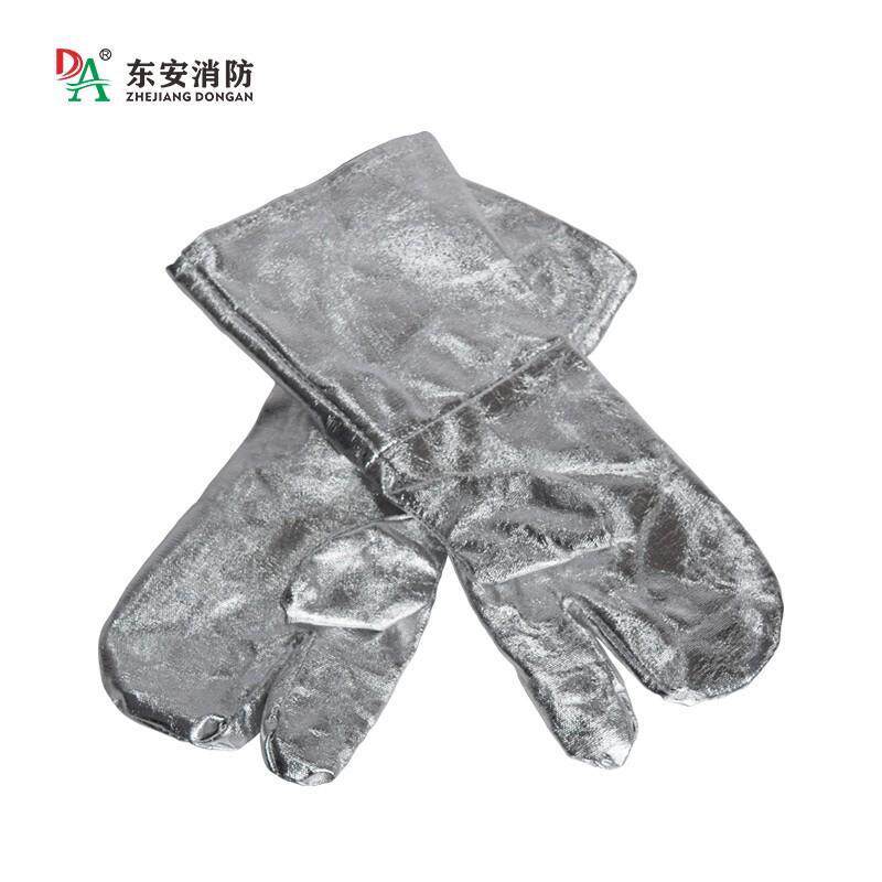 东安1000度耐高温手套炉前防高温铝箔耐磨隔热三指手套