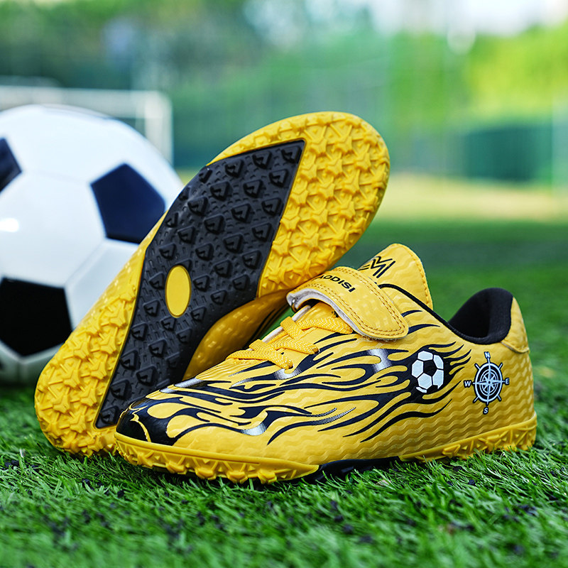 回力透气C罗刺客足球鞋成人儿童足球鞋男童学生长钉AG碎钉TF训练