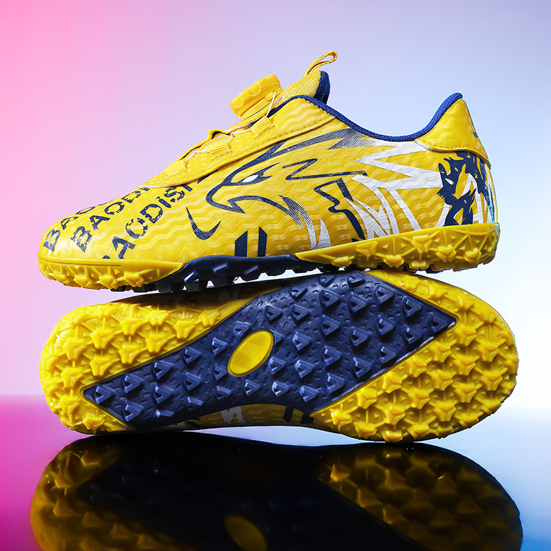 回力儿童足球鞋魔术贴男童碎钉TF长钉学生女孩猎鹰专业比赛训练鞋