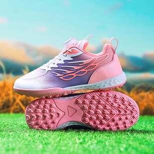 回力儿童梅西足球鞋2026新款TF碎钉男童女孩跑步运动训练专用鞋