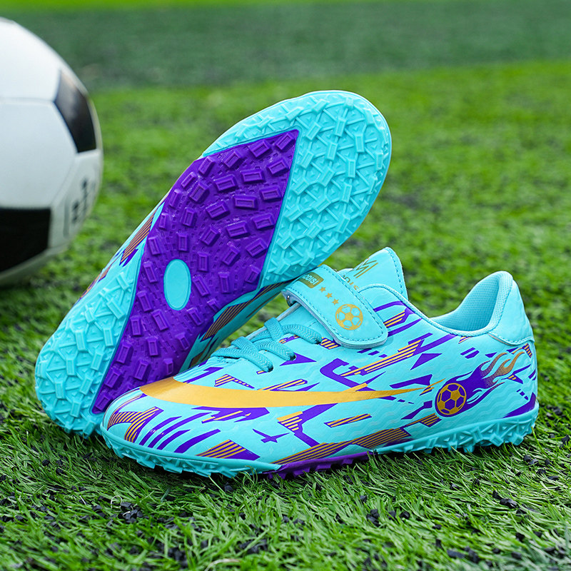 回力儿童足球鞋碎钉男童小学生人造草地防滑耐磨训练鞋女童tf短钉