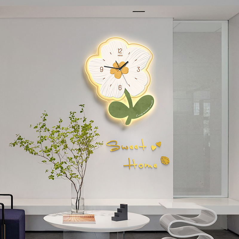 网红2022新款时尚家用钟表挂钟客厅简约现代轻奢创意时钟挂墙装饰