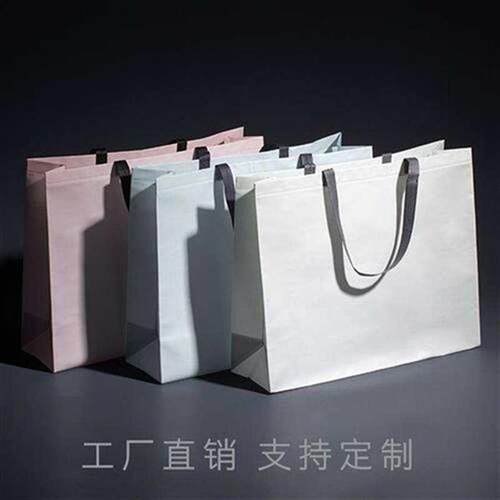 好货无纺布袋定做logo彩色覆膜包装袋服装店袋子P手提袋购物环保