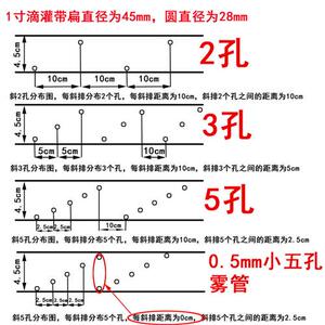 极速农用微喷带滴灌带喷水带节水喷灌带雾化灌溉滴灌设备浇水水管
