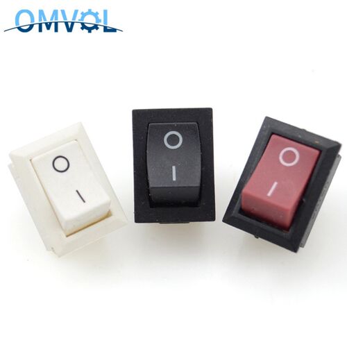 好货5PCS rocker switch  2 pins  ON OFF 21x