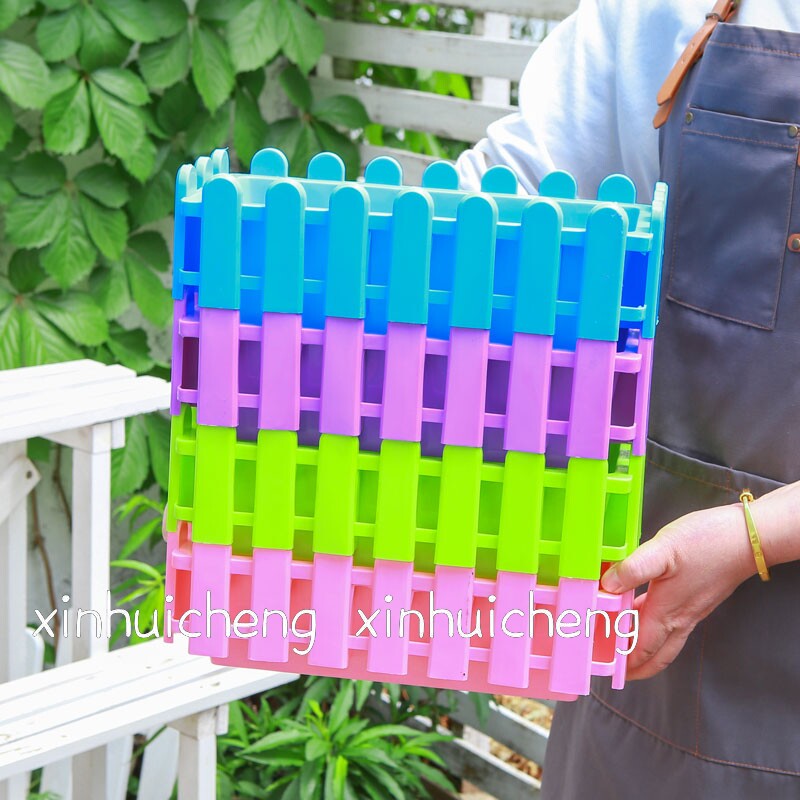 极速栅栏式花盆长条长方形花槽塑料菜园大号种菜盆树脂阳台专用居