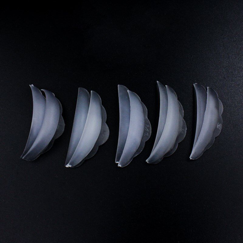 极速5 pairs eyelashes perm pad S M M1 M2 L flower silicone e
