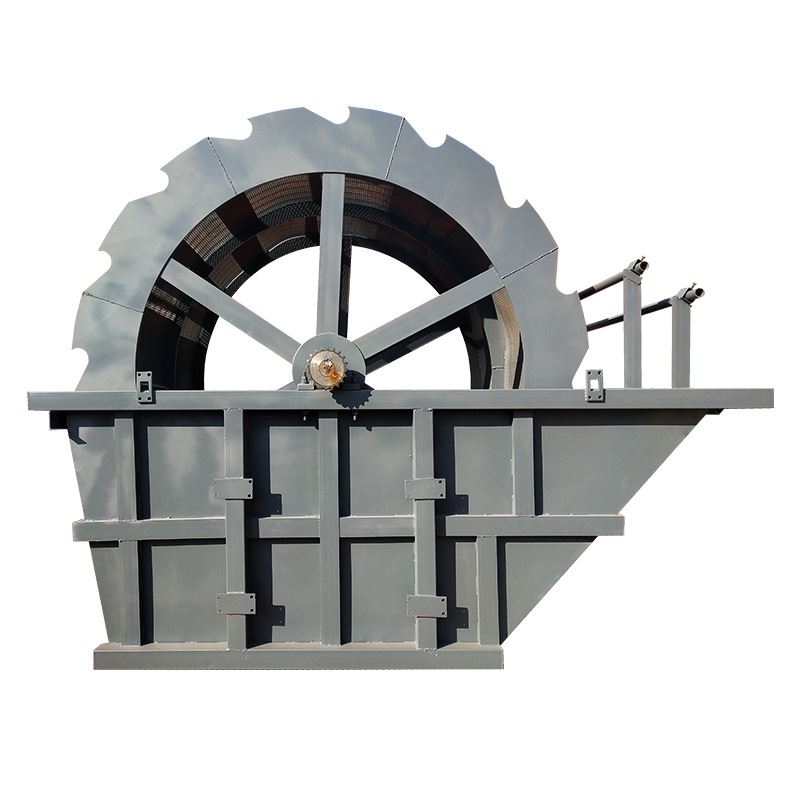 促大型轮斗式洗砂机生产线螺旋式水轮全套筛沙机全自动轮斗洗砂机
