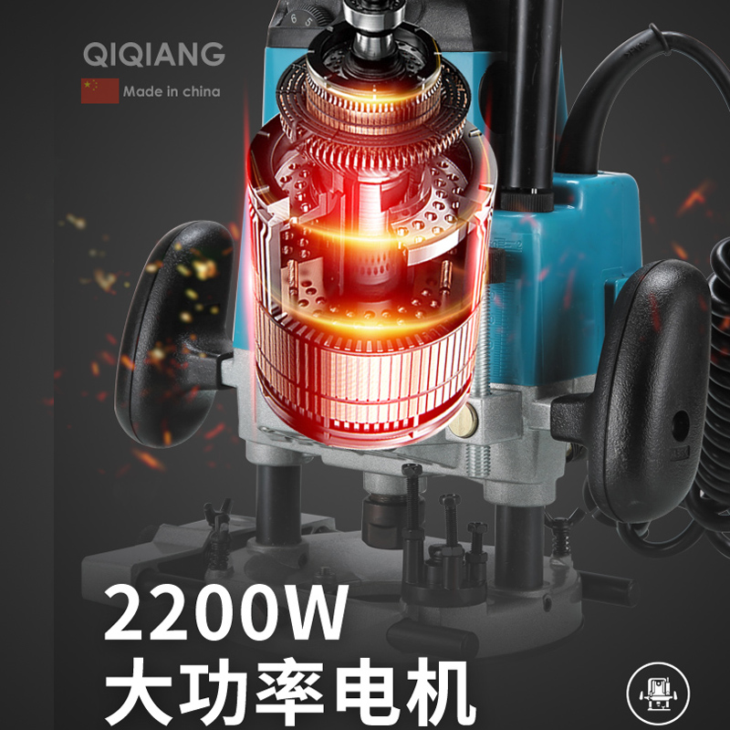 电木铣多功能开榫锁家用电动修边机木工工业级雕刻机开槽机大锣机