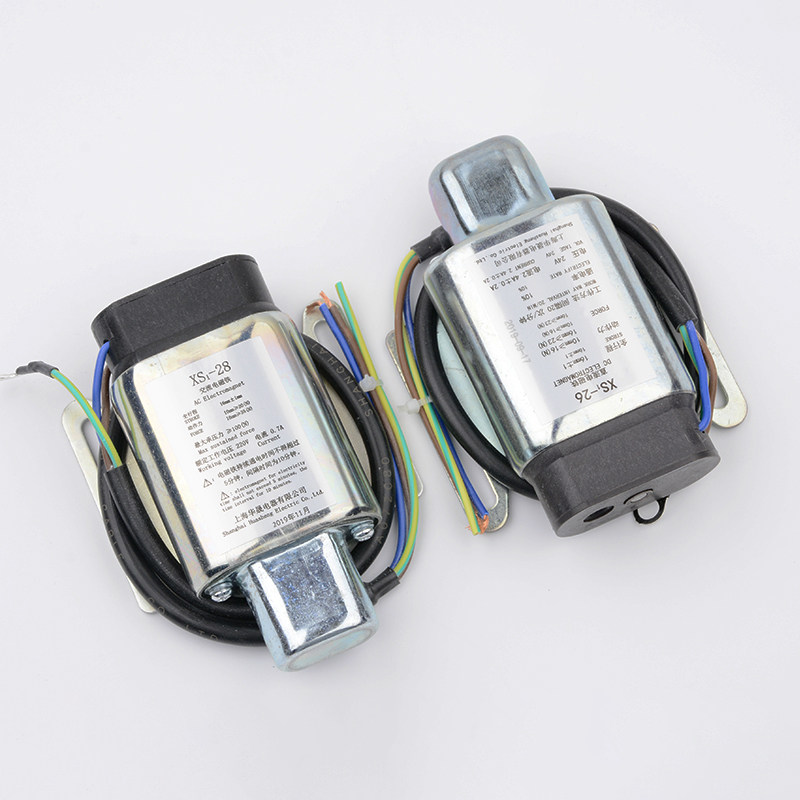 拍前询价电梯XS1-28电磁吸铁 无机房限速器磁开关XS1-26 220V电磁