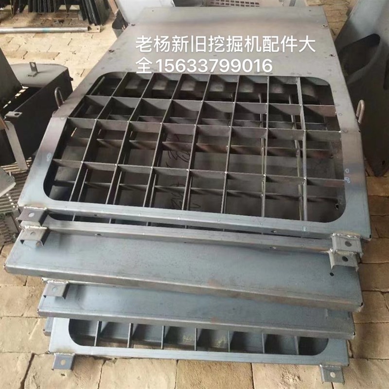 神钢210/250/350-超8挖掘机驾驶室顶防护网罩 顶网顶棚护板不包邮