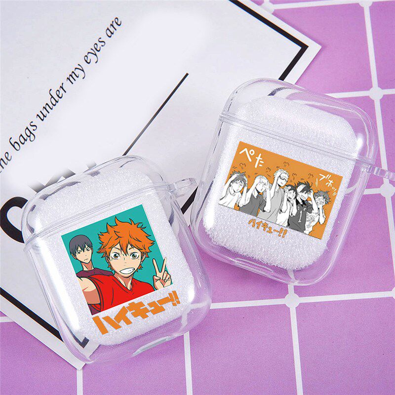 极速Cute Japan Oya Kuroo Anime Clear Headphone Case For Appl