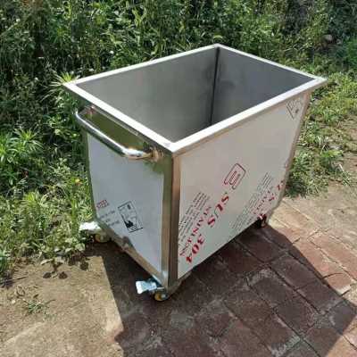 厂销动式不钢锈储水箱方形手业x储水桶移物池工推车浸泡池卤煮桶