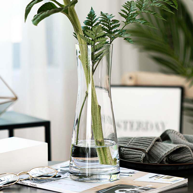 极速新疆西藏包邮欧式创意简约玻璃花瓶透明水培植物鲜花玫瑰百合