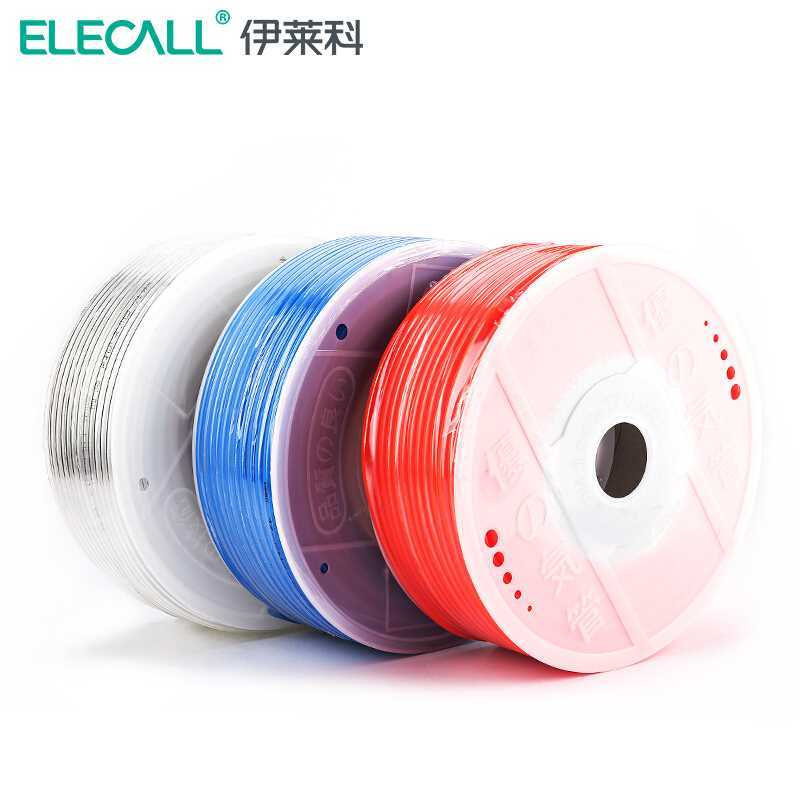 伊莱科ELECALL 气管PU管气动软管空压机用软管风管 整卷 透明色 1