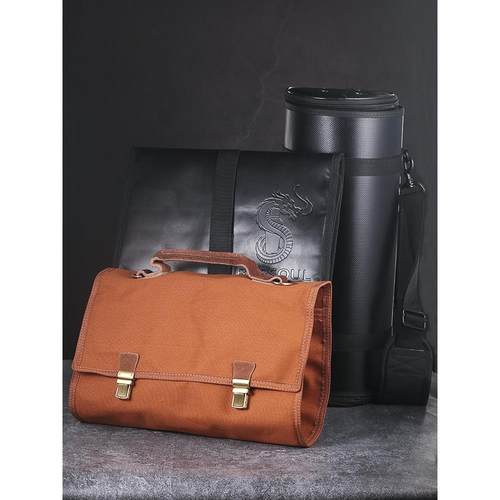 BARSOUL龙纹PVC调酒师比赛外出工具收纳包调酒器具套装组合系列