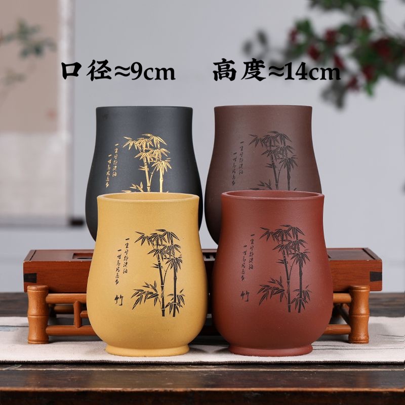 直销紫砂花盆小叶紫檀矮兰盆圆形云竹专用花盆文竹盆多肉盆景盆盆