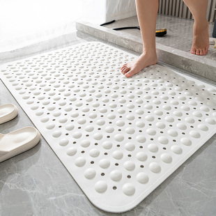 日本进口无印防滑垫浴室洗澡地垫吸盘老人沐浴止滑踩脚垫卫生间