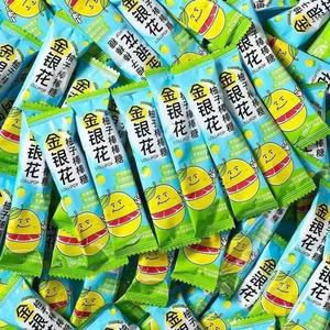 金银花柚子棒棒糖水果硬糖儿童解馋零食糖果小吃添加剂网红追剧