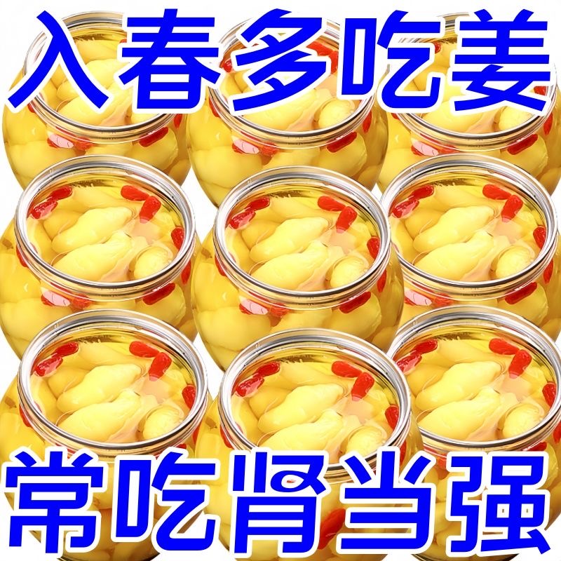 【特价爆款】新鲜枸杞泡嫩鲜姜芽仔姜糖醋嫩姜芽生姜腌制即食下饭