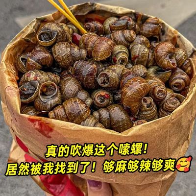 麻辣田螺熟食螺丝肉8090年儿时怀旧小零食即食罐装田螺螺蛳肉麻辣