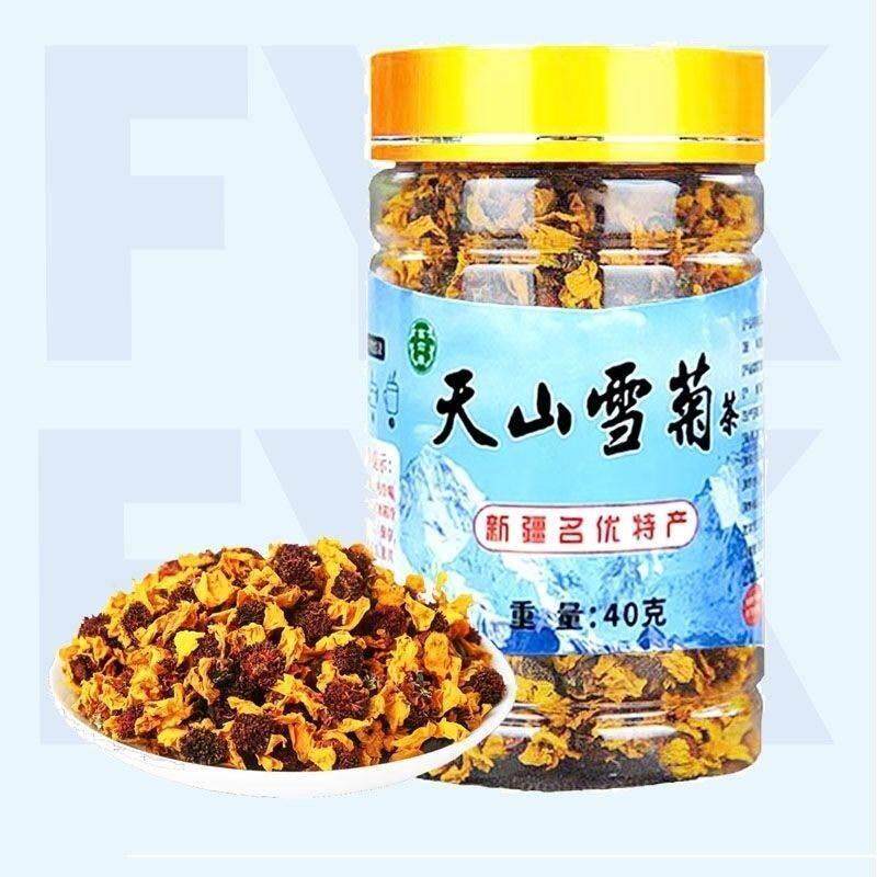 新货天山雪菊正宗新疆40g火车高铁同款新疆特产野菊花茶胎菊好喝