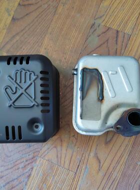 斯巴鲁汽油机配件 Ex27消音器总成Ex270消声器SP270排气筒 排气管