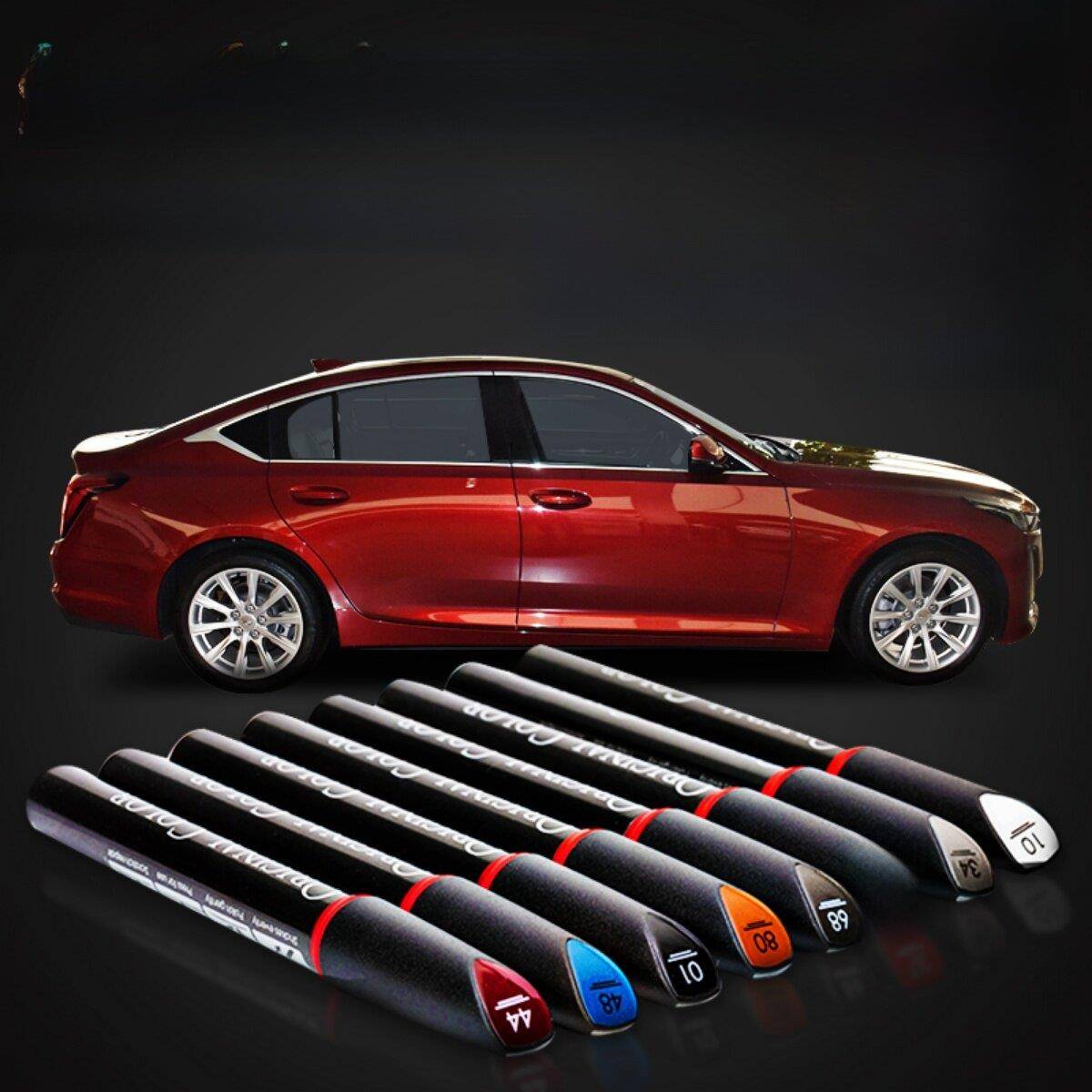 专用于凯迪拉克原厂ATSL XTS XT4 5CT6补漆神器画痕修覆深补漆笔
