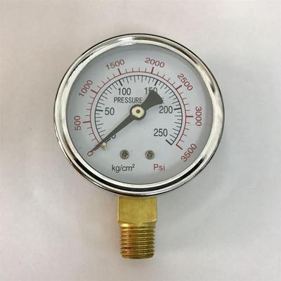 pressuregauge 0-250kg/cm2 3500psi 直径60mm 螺纹ZG1/4 Y-60i