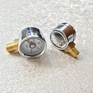 0～1.6mpa 立式 小型压力表 径向 铜螺纹 外壳直径30mm