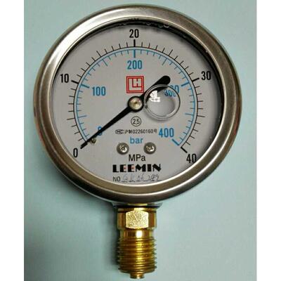 黎明耐震振压力表 ytn-63i 40mpa 400bar leemin 60-68MM