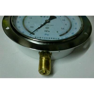 径向带前边精密压力表 yb-150qb 0.4级 标准压力表 直径150MM