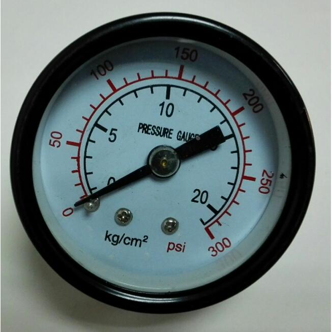 小巧型压力表 轴向背接出式压力表 y-40-z 20kg 2300psi 牙PT1/8
