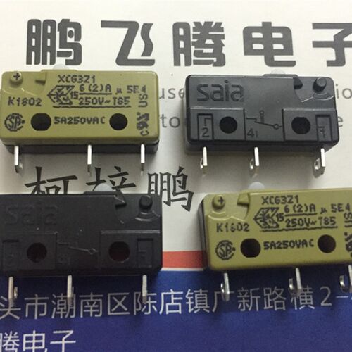 德国SAIA burgess XCG3Z1微动开关3脚 行程限位复位开关5A250VAC