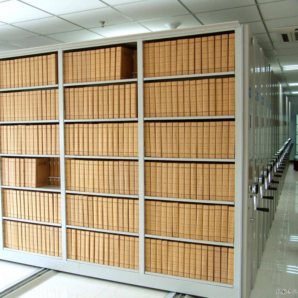 任意尺规寸格来图上门测量可移动密e-3集架手摇全高钢柜加厚板硬