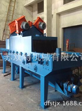 厂通家辊道式抛丸机钢结构滚CIU轴钢板预处通理过式抛过丸除锈机