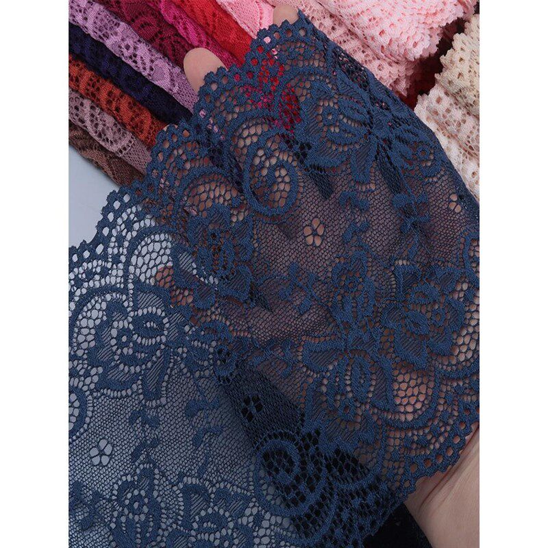 弹力蕾丝花边辅料裙n子下摆接边袖口加长领口加高布料手工diy装饰