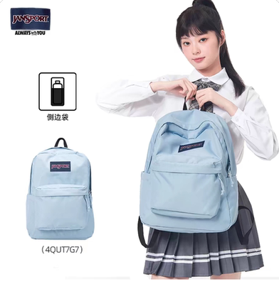 jansport专柜新款高中大学生书包男士青漾背包女生旅游双肩包4QUT
