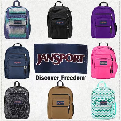 jansport杰斯伯户外包大容量书包高大学生女双肩包男电脑包 47JK
