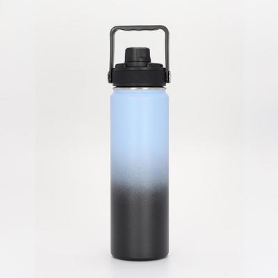 外贸款大容量600ml户外运动水杯双层304不锈钢保温20oz太空杯水壶