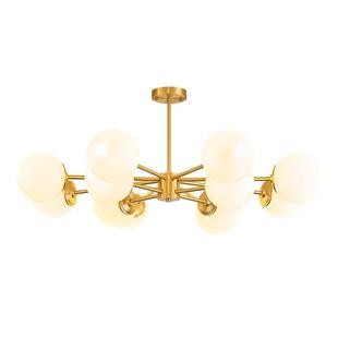 客厅吊灯分子灯魔豆吊灯全铜灯餐厅LED卧室灯家用现代简约房间灯