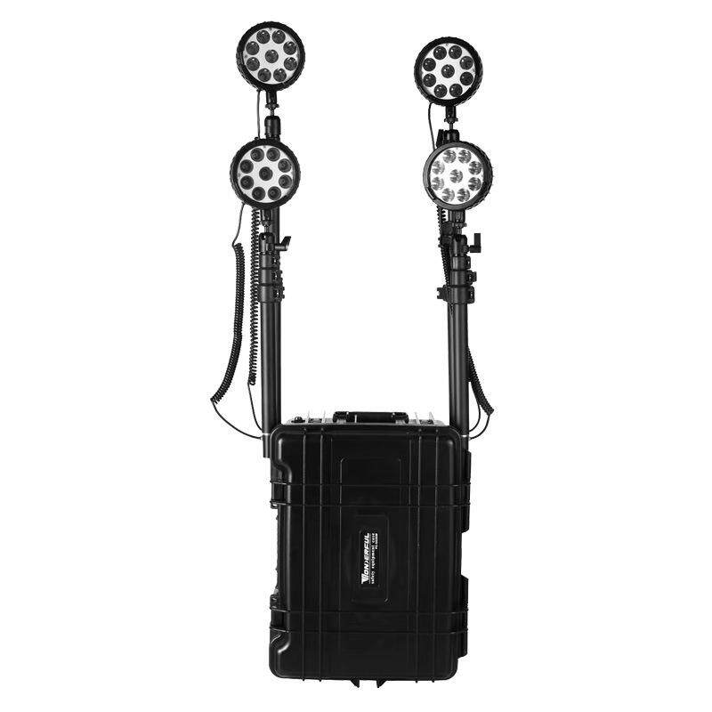 厂家便携式移动照明系统升降抢修防汛抢险应急灯拉杆箱式照明灯